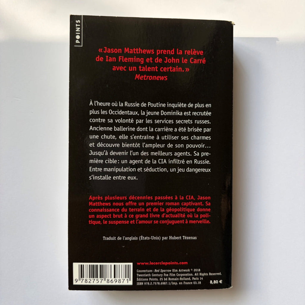 Le Moineau rouge (Red Sparrow) - Jason Matthews