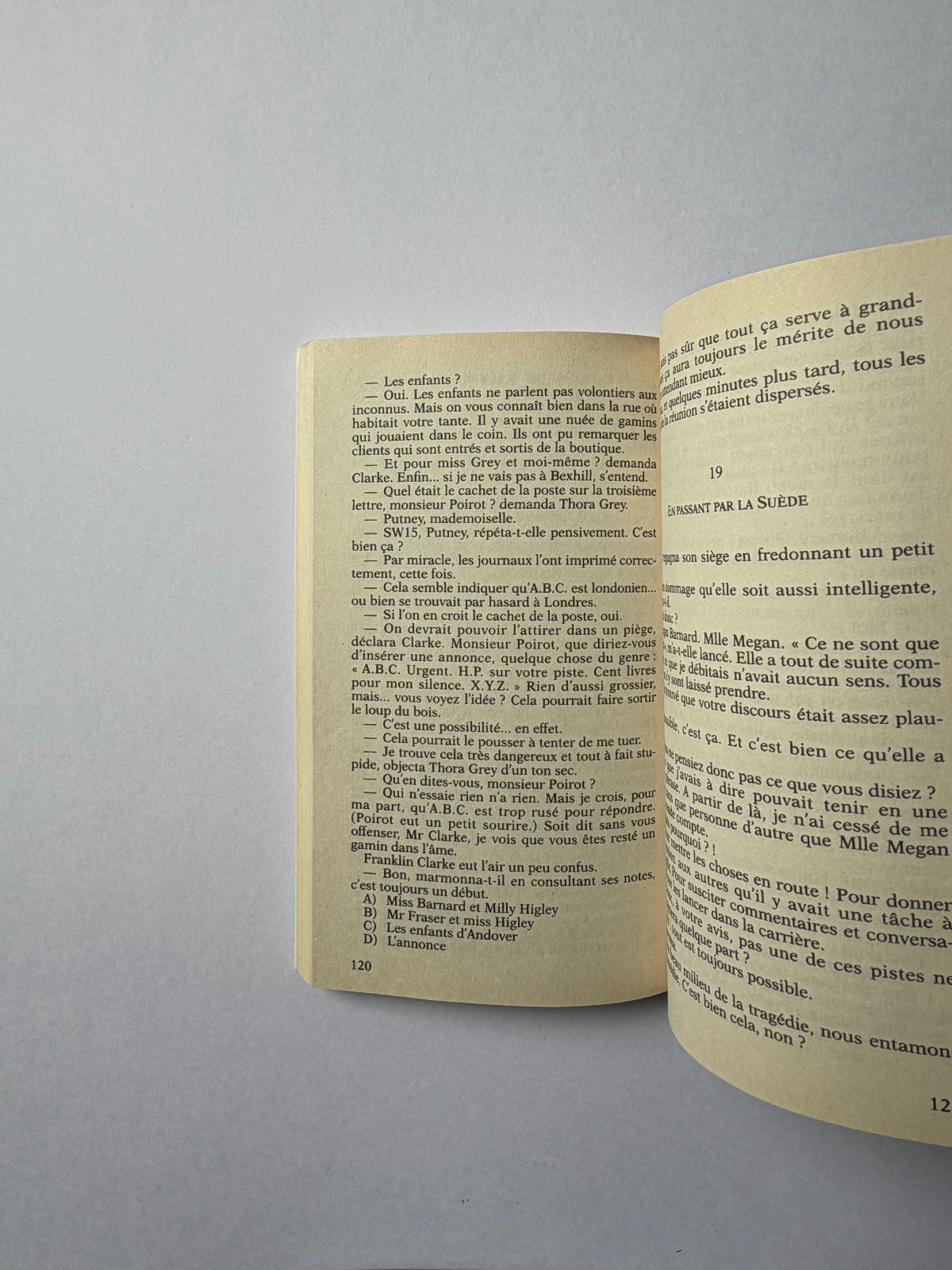 A.B.C. contre Poirot - Agatha Christie
