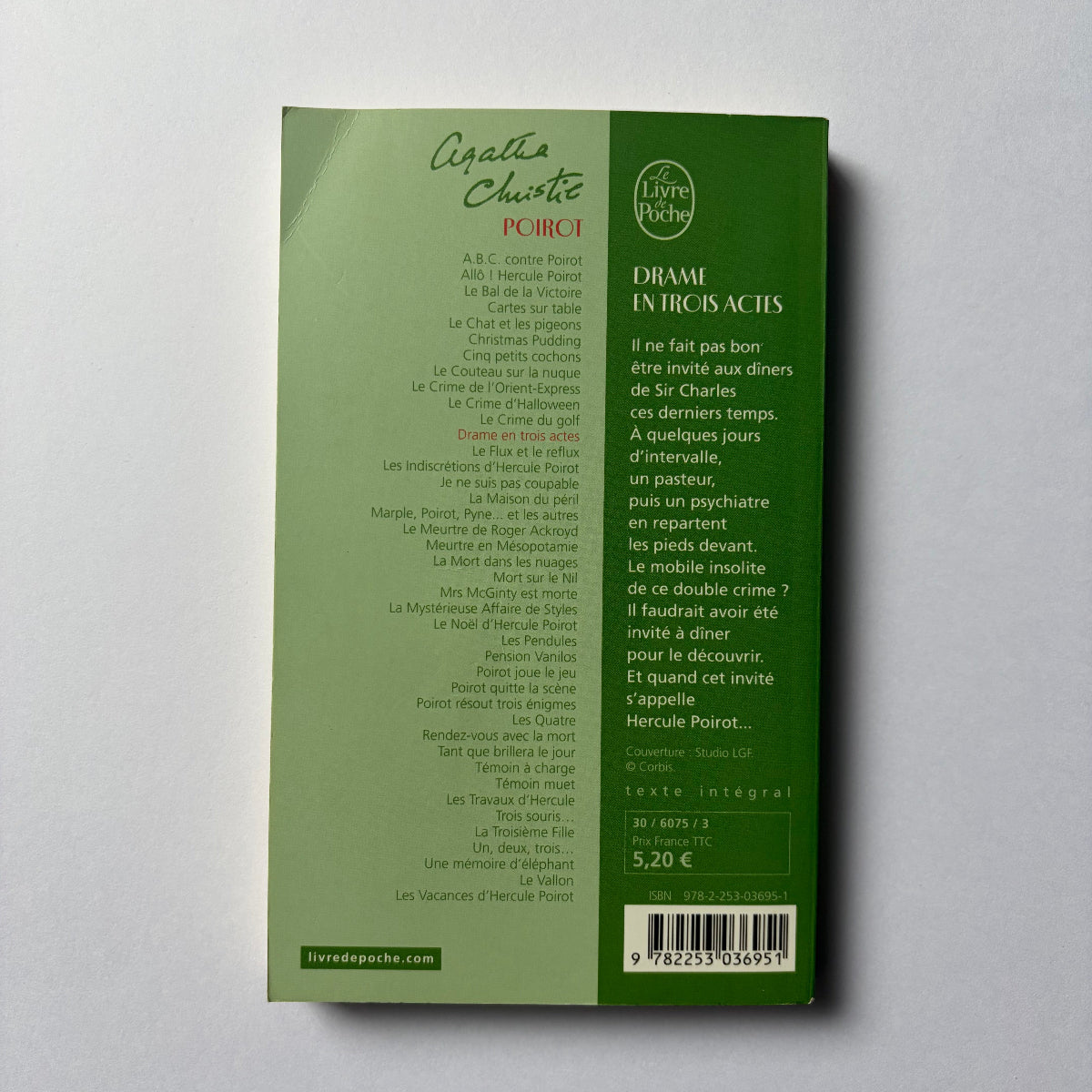 Drame en trois actes - Agatha Christie
