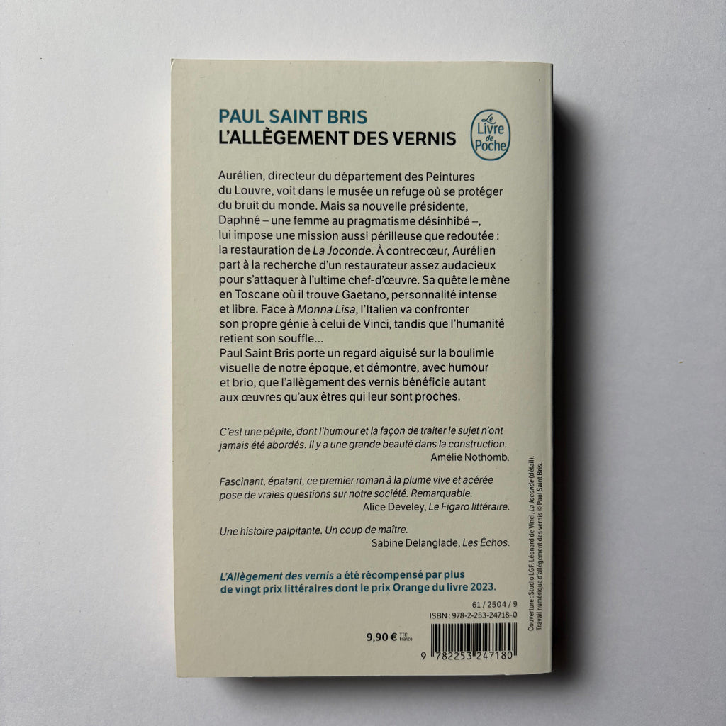 L’allègement des vernis - Paul Saint Bris