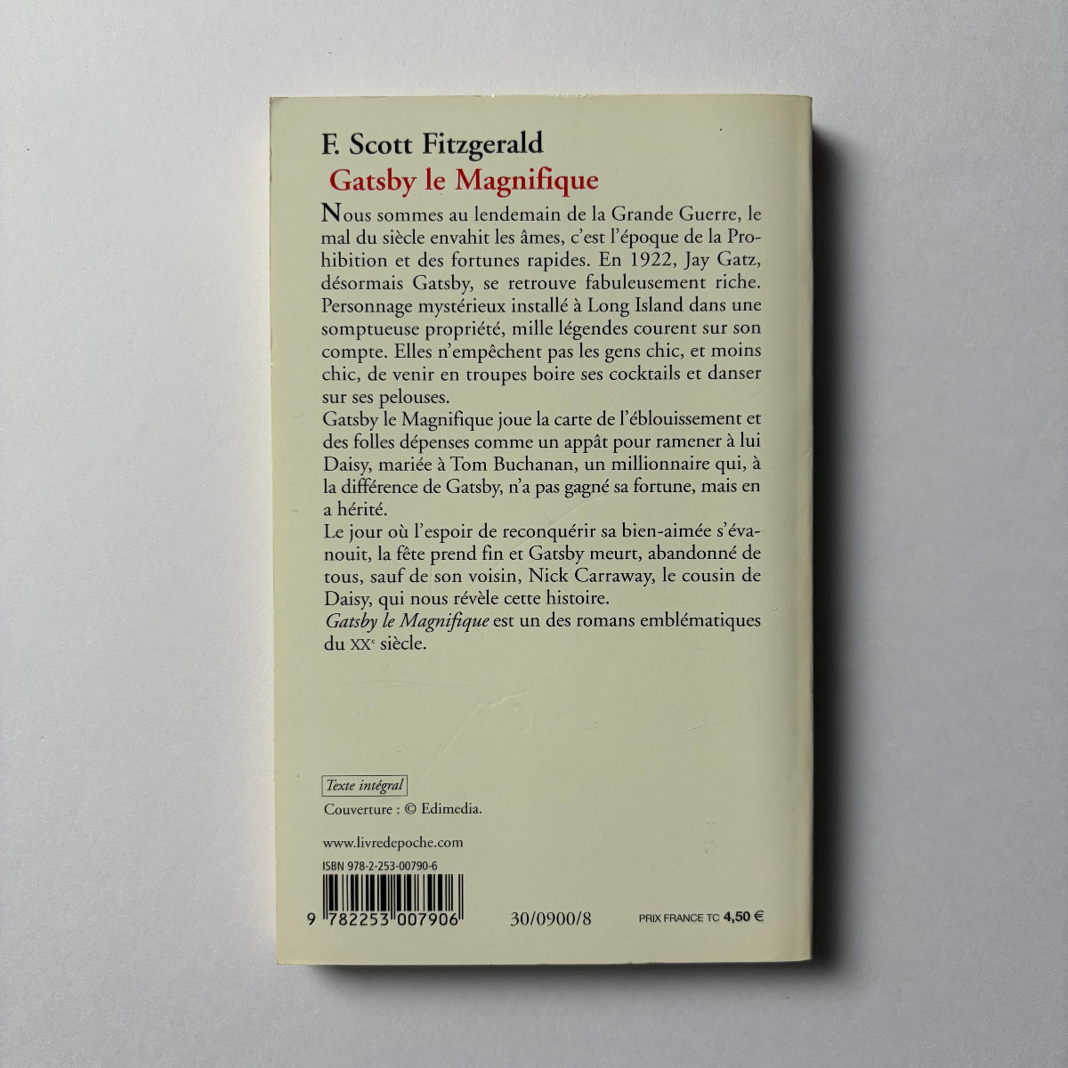 Gatsby le Magnifique - F. Scott Fitzgerald