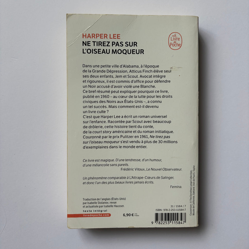 Ne tirez pas sur l’oiseau moqueur - Harper Lee